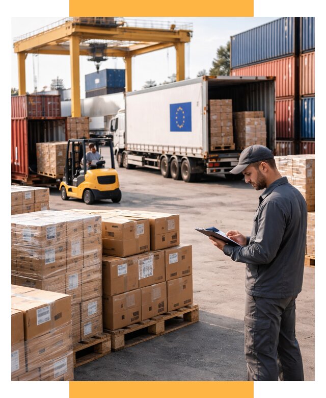 Доставка грузов из Европы от 12322 р., логистика СетСервис-Рсл