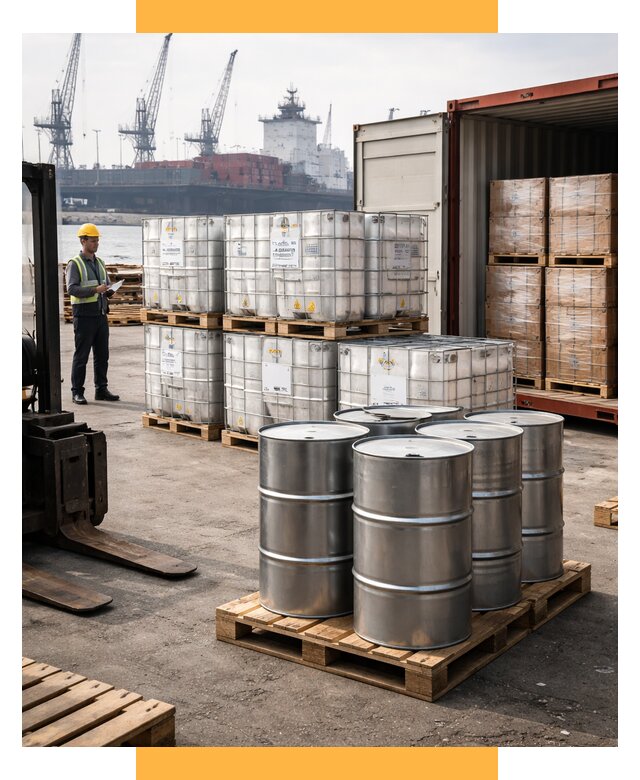 Доставка химического сырья из Индии от 256700 р. | СетСервис-Рсл