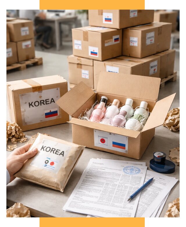 Доставка косметики из Кореи от 8728 р. под ключ | СетСервис-Рсл