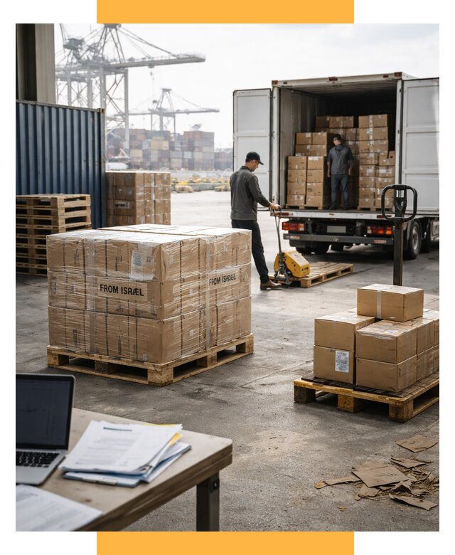 Доставка грузов из Израиля от 15402 р., логистика от СетСервис-Рсл