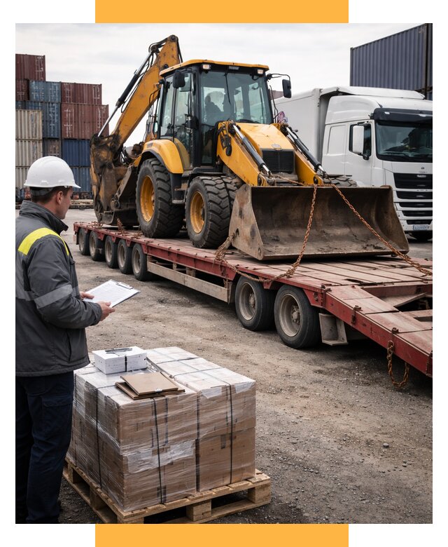 Международная перевозка спецтехники от 46206 р., СетСервис-Рсл