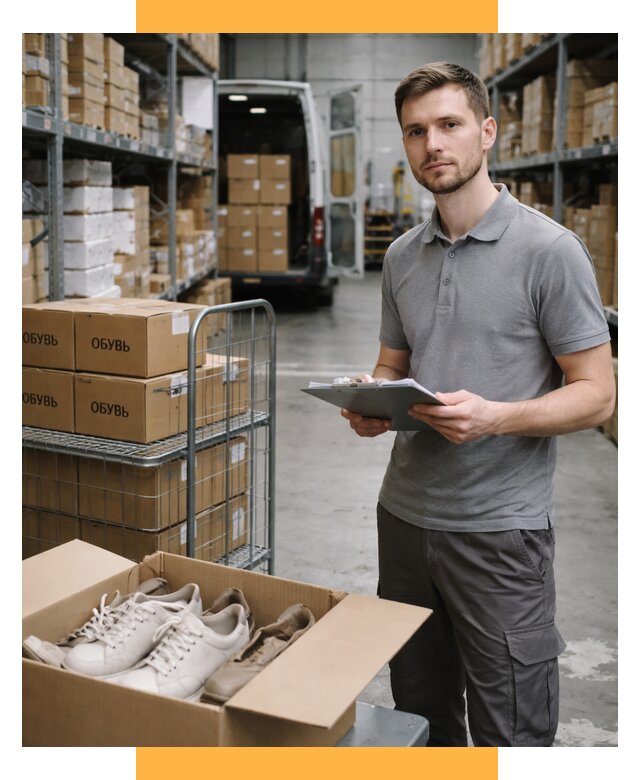 Доставка обуви из Китая и Турции от 4621 р. СетСервис-Рсл