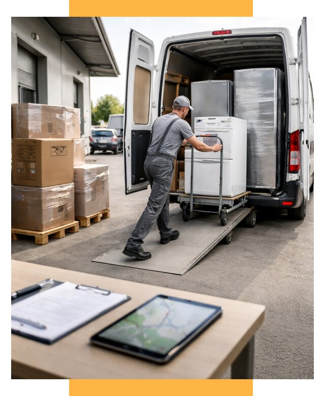 Перевозка бытовой техники от 6674 р. - логистика СетСервис-Рсл