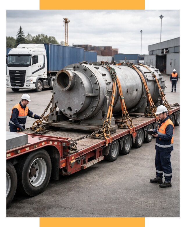 Перевозка тяжеловесных грузов под ключ от 154020 р. | СетСервис-Рсл