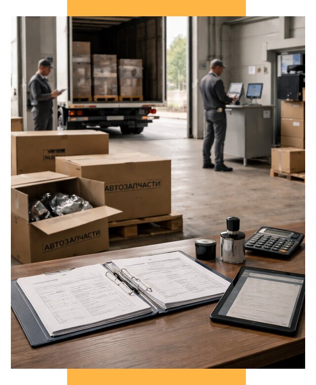 Таможенное оформление автозапчастей под ключ от 8728 р., СетСервис-Рсл