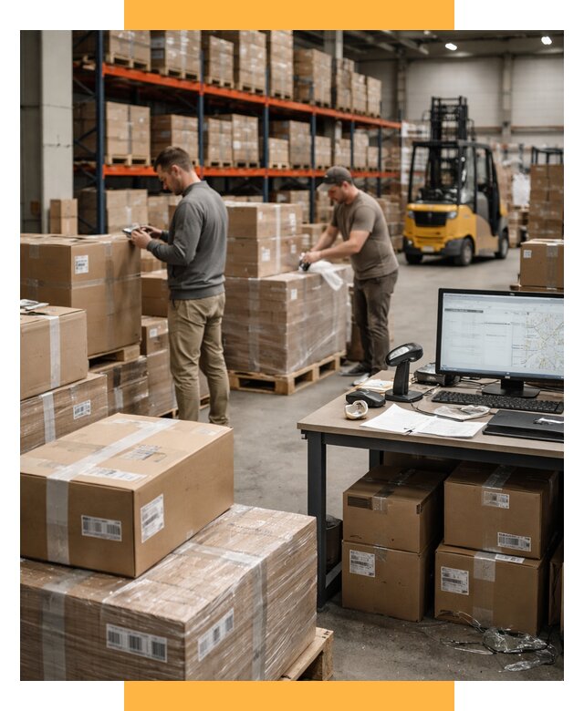 Склад консолидации в Европе от 6674 р., услуги СетСервис-Рсл